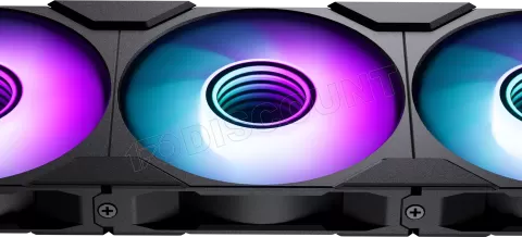 Photo de Lot de 3 Ventilateurs de boitier Phanteks M25 Gen2 Reverse RGB - 12cm (Noir)