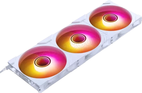 Photo de Lot de 3 Ventilateurs de boitier Phanteks M25 Gen2 RGB - 14cm (Blanc)