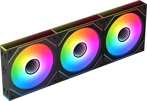 Photo de Lot de 3 Ventilateurs de boitier Xigmatek Starlink Ultra II ARGB (Noir)