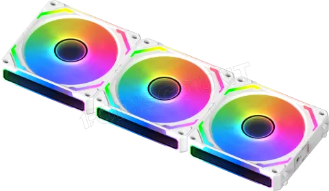 Photo de Lot de 3 Ventilateurs de boitier Xigmatek Starlink Ultra RGB (Blanc)