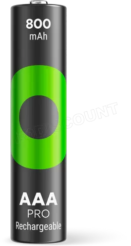 Photo de Lot de 4 piles rechargeables GP Batteries ReCyko Pro type AAA (LR3) 800mAh