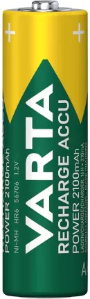 Photo de Lot de 4 piles rechargeables Varta Recharge Accu Power type AA (LR6) 2100mAh