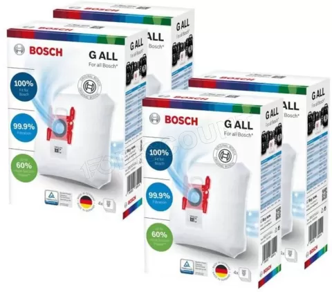 Photo de Lot de 4 Sacs Aspirateur Bosch BBZ41FGALL