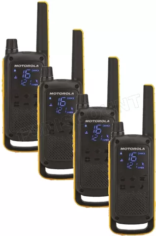 Photo de Lot de 4 Talkie Walkies Motorola T82 Extreme