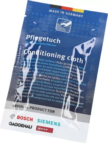 Photo de Lot de 5 Lingettes Bosch pour surfaces en acier inoxidable