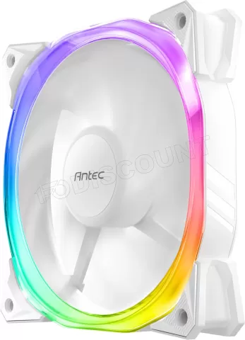 Photo de Lot de 5 Ventilateurs de boitier Antec Fusion RGB - 12cm (Blanc)