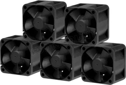 Photo de Lot de 5 Ventilateurs de serveur Arctic S4028-15K - 4cm (Noir)