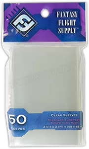 Photo de Lot de 50 Sleeves Ultra Pro format Standard Euro 59x92mm (Transparent)