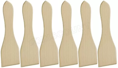 Photo de Lot de 6 Spatules à Raclette en bois