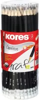 Photo de Lot de 72 Crayons noir HB Kores Grafitos