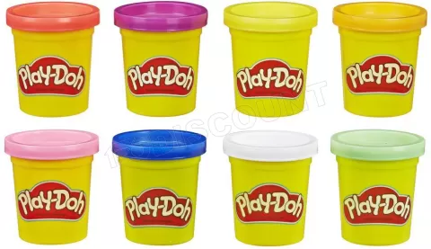 Photo de Lot de 8 pots de Pâte à Modeler Play-Doh Arc-en-Ciel