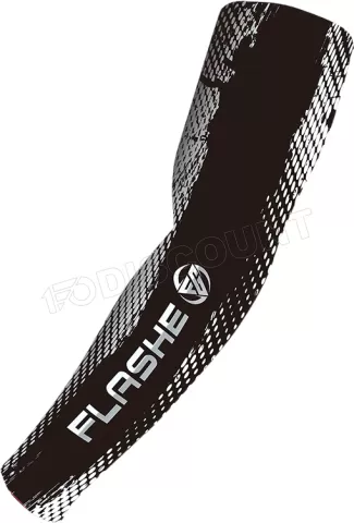 Photo de Manchette Gamer Flashe Gaming Plain - Taille L ( Noir/Blanc)