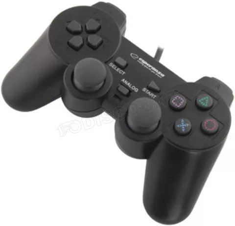 Photo de Manette de jeu Esperanza Corsair EG106 pour PC (Noir)