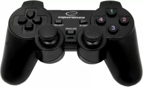 Photo de Manette de jeu Esperanza Corsair EG106 pour PC (Noir)