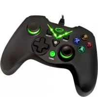 Photo de Manette de jeu filaire Esperanza Pirate (Noir/Vert)