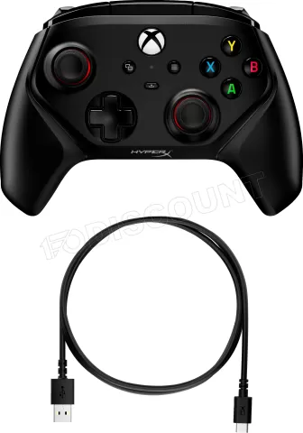 Photo de Manette de jeu filaire HyperX Clutch Gladiate XBox (Noir)