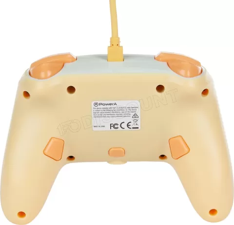 Photo de Manette de jeu filaire PowerA Enhanced Animal Crossing Isabelle pour Nintendo Switch (Jaune)