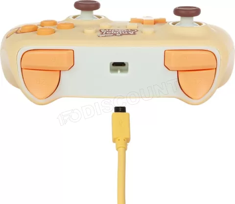 Photo de Manette de jeu filaire PowerA Enhanced Animal Crossing Isabelle pour Nintendo Switch (Jaune)