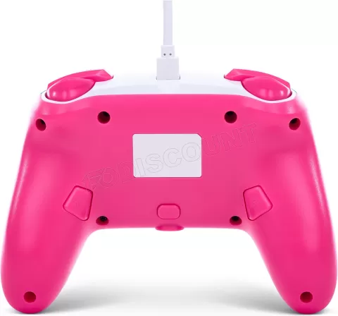 Photo de Manette de jeu filaire PowerA Enhanced Kirby pour Nintendo Switch (Bleu/Rose))