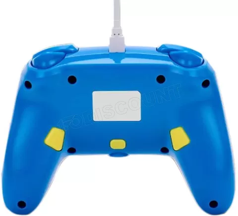 Photo de Manette de jeu filaire PowerA Enhanced Mario pour Nintendo Switch (Bleu)