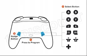 Photo de Manette de jeu filaire PowerA Enhanced Mario Punch pour Nintendo Switch (Bleu)