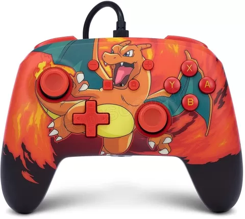 Photo de Manette de jeu filaire PowerA Enhanced Pokemon Charizard Vortex pour Nintendo Switch/PC