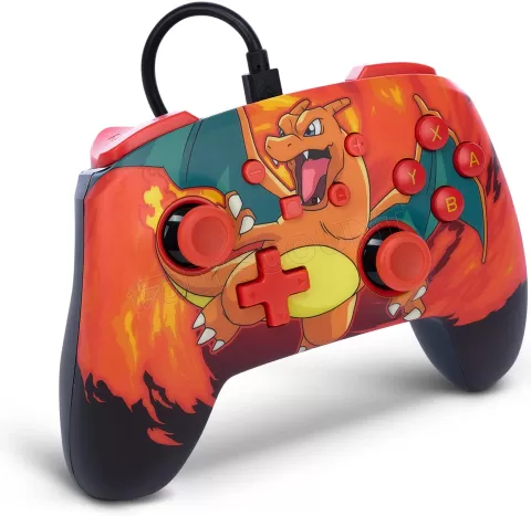 Photo de Manette de jeu filaire PowerA Enhanced Pokemon Charizard Vortex pour Nintendo Switch/PC