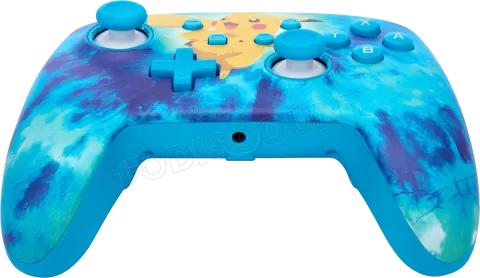 Photo de Manette de jeu filaire PowerA Enhanced Pokémon : Tie Dye Pikachu pour Nintendo Switch/PC