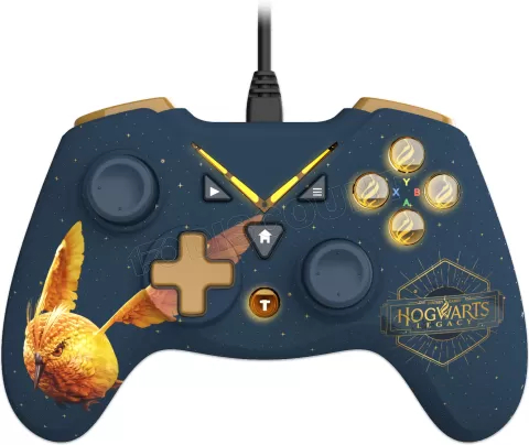 Photo de Manette de jeu Freaks and Geeks Hogwarts Legacy (Bleu/Or))