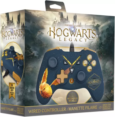 Photo de Manette de jeu Freaks and Geeks Hogwarts Legacy (Bleu/Or))