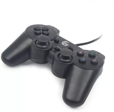 Photo de Manette de jeu Gembird JPD-UDV-01 pour PC (Noir)