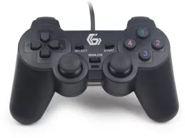 Photo de Manette de jeu Gembird JPD-UDV-01 pour PC (Noir)