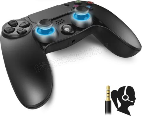 Photo de Manette de jeu sans fil Bluetooth Spirit of Gamer PGP Pro Gaming pour PS4 (Noir)