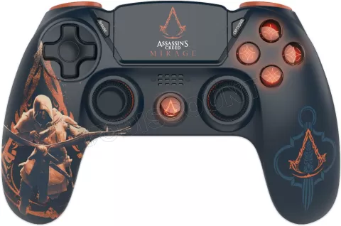 Photo de Manette de jeu sans fil Freaks and Geeks Assassin's Creed Mirage pour PS4 (Noir)