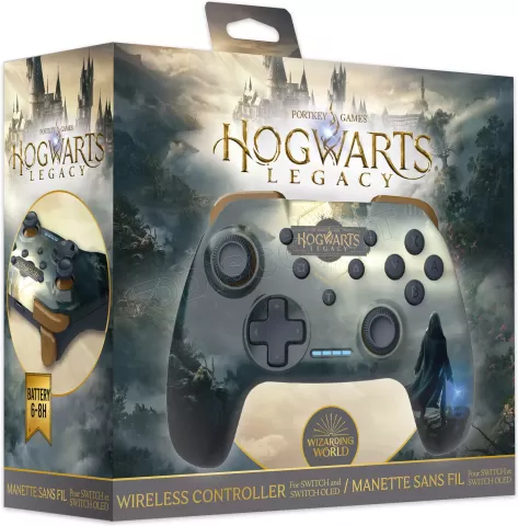 Photo de Manette de jeu sans fil Freaks and Geeks Harry Potter Hogwarts Legacy pour Nintendo Switch/PC (Noir)