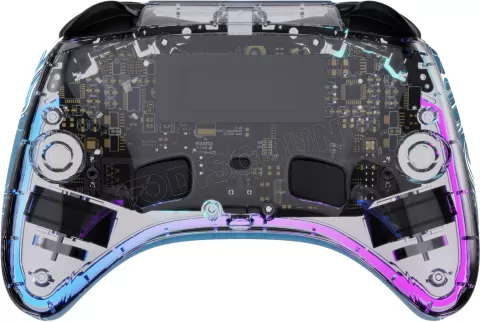 Photo de Manette de jeu sans fil Freaks and Geeks Polychroma (Transparent)