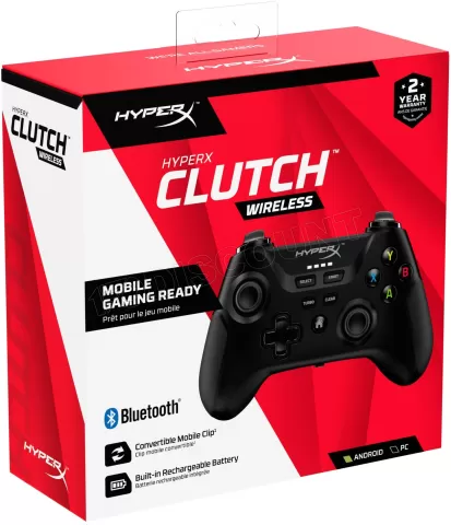 Photo de Manette de jeu sans fil HyperX Clutch (Noir)