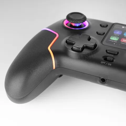 Photo de Manette de jeu sans fil Mars Gaming MGP-V3 RGB (Noir)