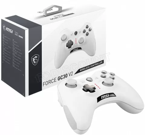 Photo de Manette de jeu sans fil MSI Force GC30 (Blanc)