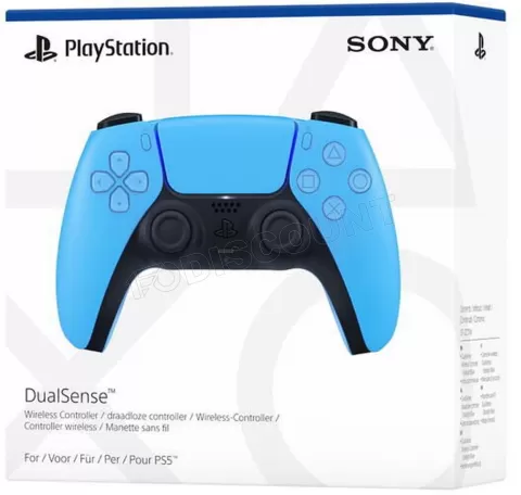 Photo de Manette de jeu sans fil Playstation 5 Sony DualSense pour PS5 (Bleu)