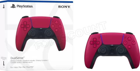 Photo de Manette de jeu sans fil Playstation 5 Sony DualSense pour PS5 (Rouge)