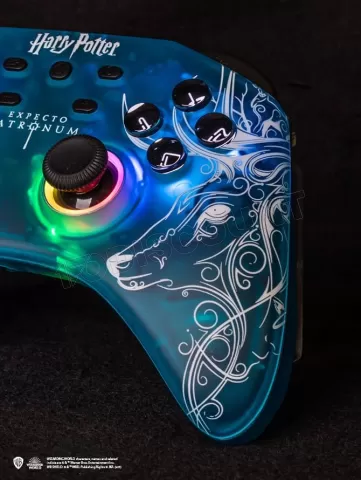 Photo de Manette de jeu sans fil RGB Freaks and Geeks Harry Potter Patronus pour Nintendo Switch/PC (Bleu)