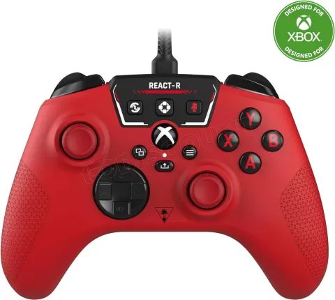 Photo de Manette de jeu Turtle Beach React-R pour Xbox (Rouge)