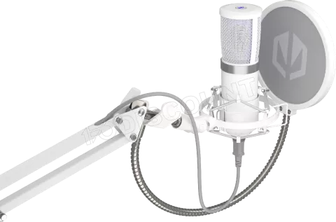 Photo de Microphone Endorfy Solum Streaming Onyx avec bras de montage (Blanc)