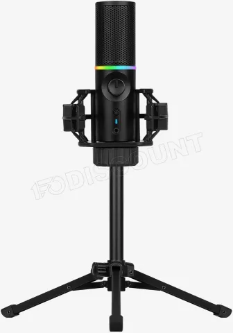 Photo de Microphone Streamplify Mic Tripod RGB avec trépied (Noir)