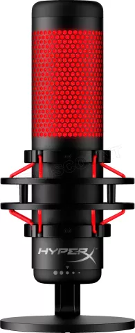 Photo de Microphone sur pied HyperX QuadCast (Noir/Rouge)