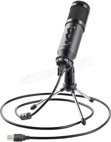 Photo de Microphone sur pied NGS GmicX-110 USB (Noir)