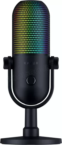 Photo de Microphone sur pied Razer Seiren V3 RGB (Noir)