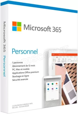 Photo de Microsoft 365 Personnel 1 licence - 1 an