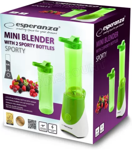 Photo de Mini Blender/Mixeur Esperanza EKM015G (Vert)